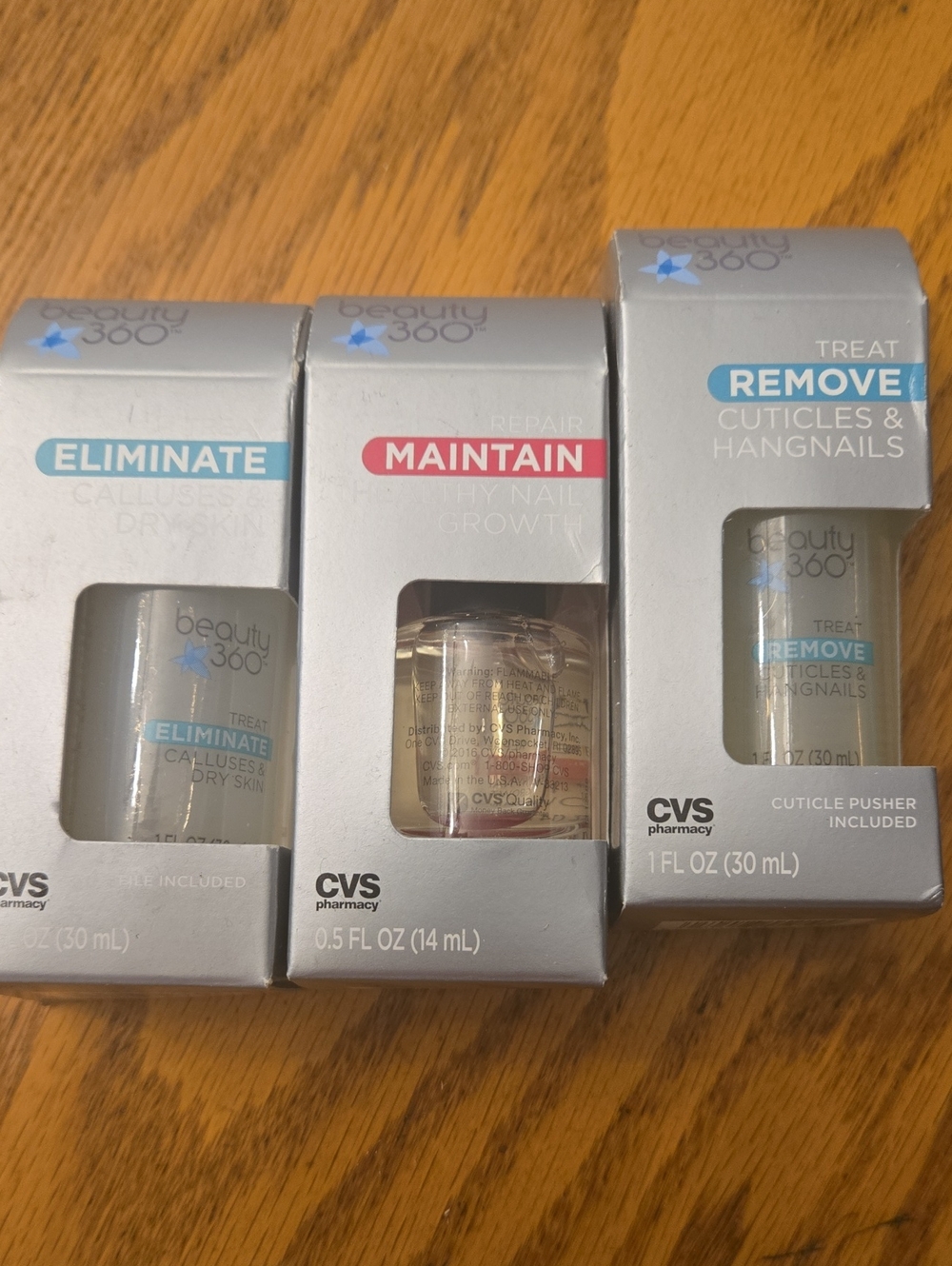 Beauty 360 Cuticle Care Trio - Eliminate, Maintain, Remove
